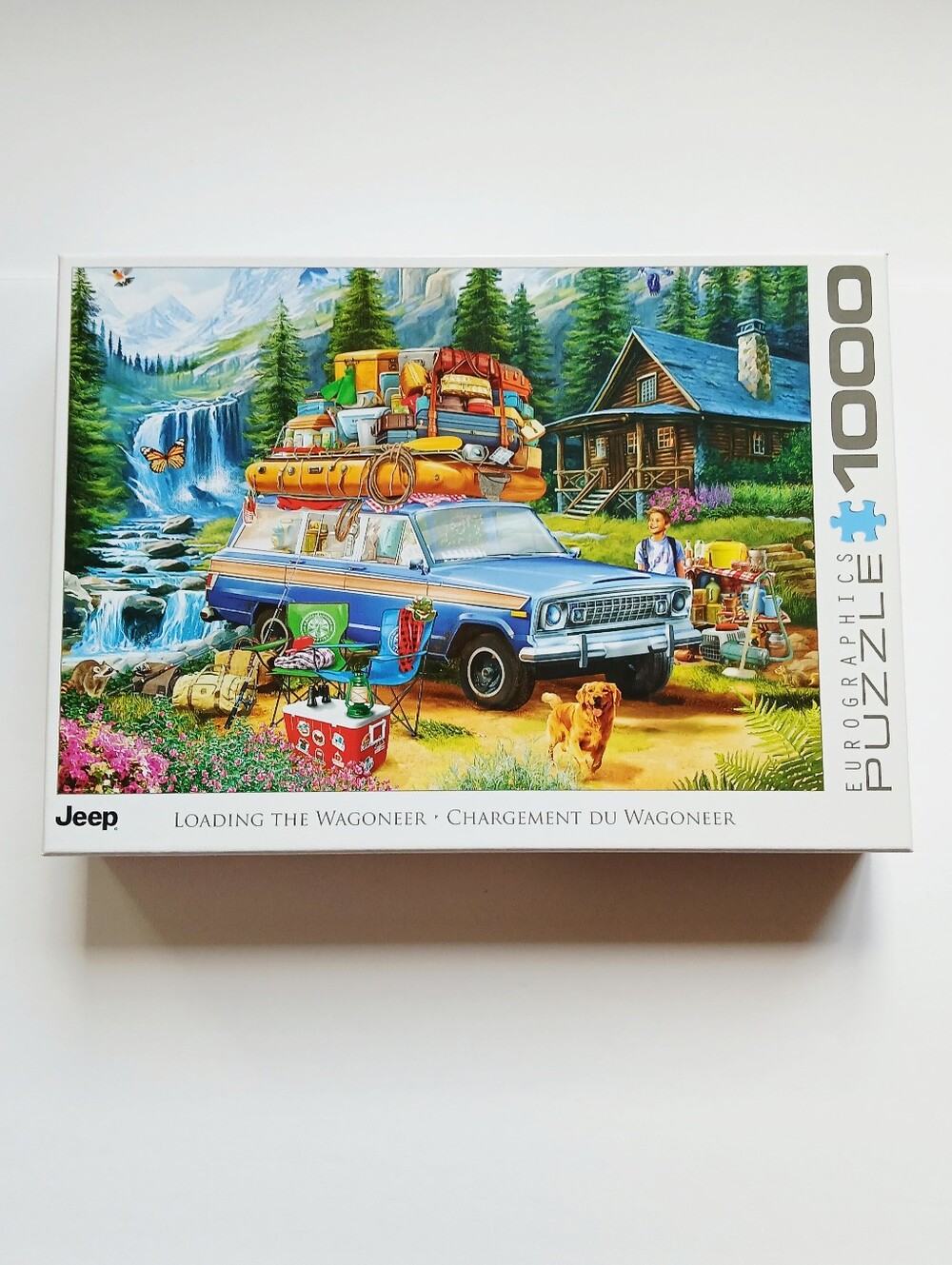 Loading the Wagoneer 1000-piece puzzle by Eurographics